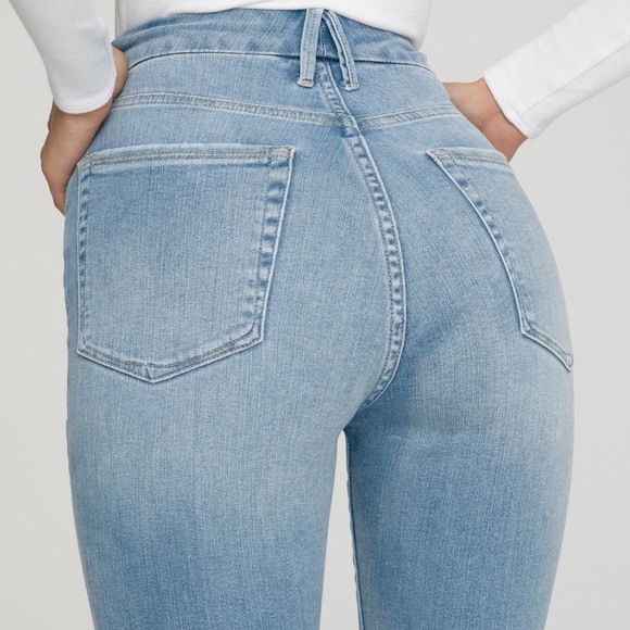 GOOD AMERICAN GOOD WAIST SKINNY JEANS High Waist Flat Tummy SIZE 4 - Picture 6 of 8
